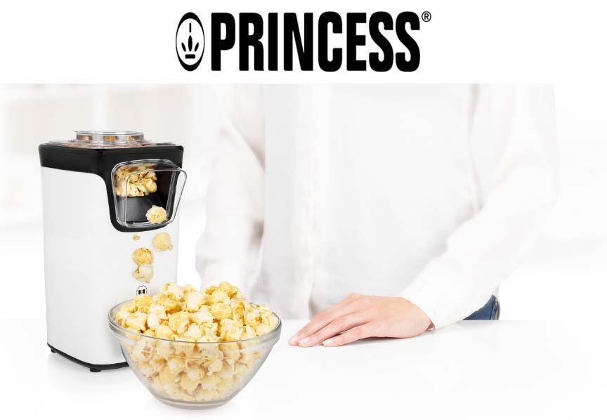 Princess Popcorn Maker, 1100W, Plastic, White eXtra Saudi
