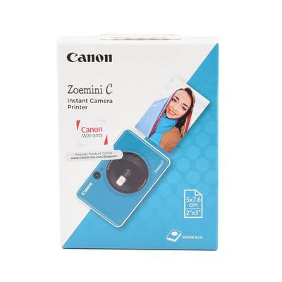 canon 5mp zoemini c instant camera printer seaside blue
