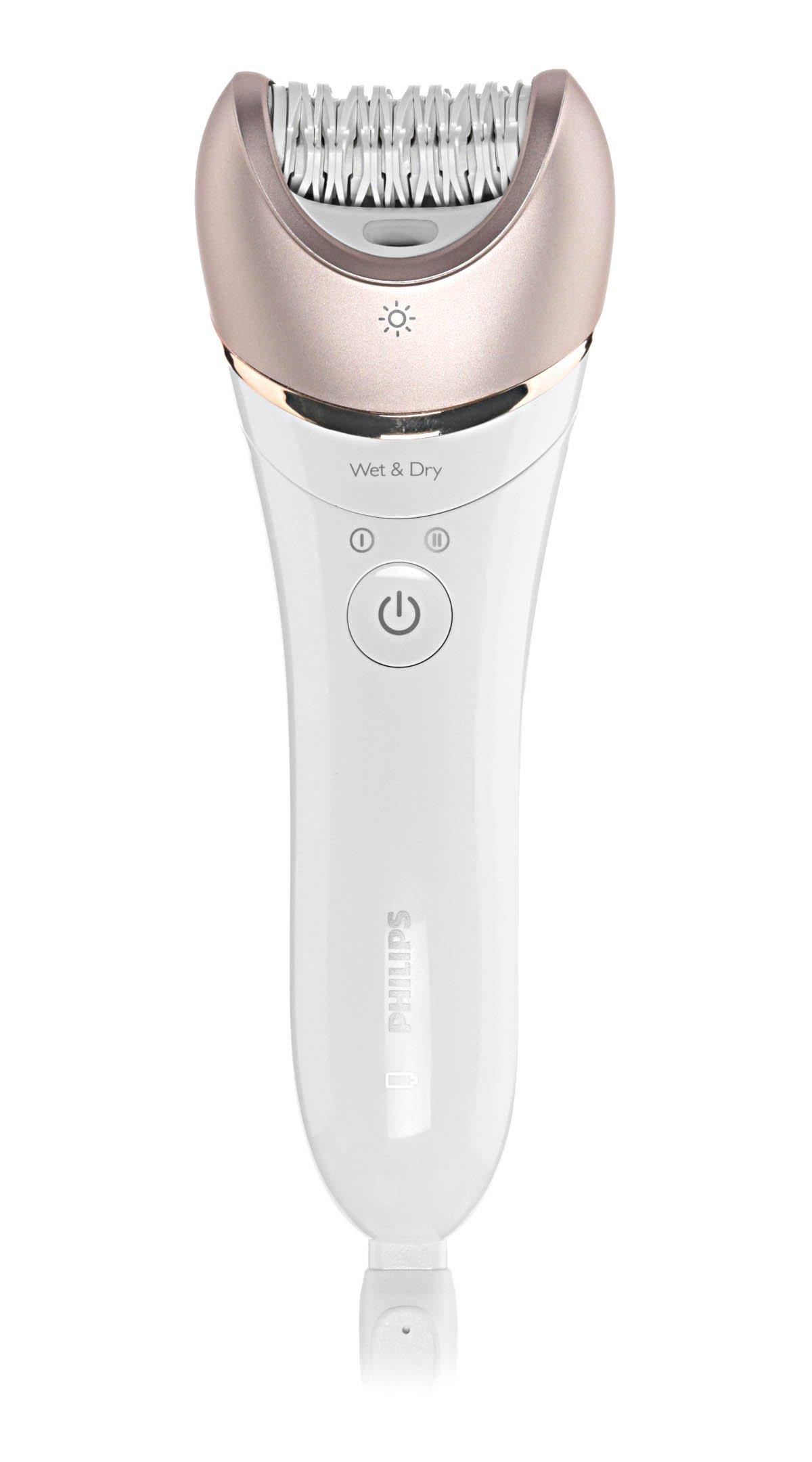 decide Tactile sense the snow's Philips Satinelle Prestige Wet and Dry Epilator. Ceramic Disc, Cordless,  Rechargeable - eXtra Bahrain