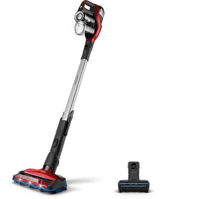 Philips Speedpro Max Stick Vacuum Cleaner 0 6l Cordless 2 In 1 Vacuum And Handheld Red Extra Saudi