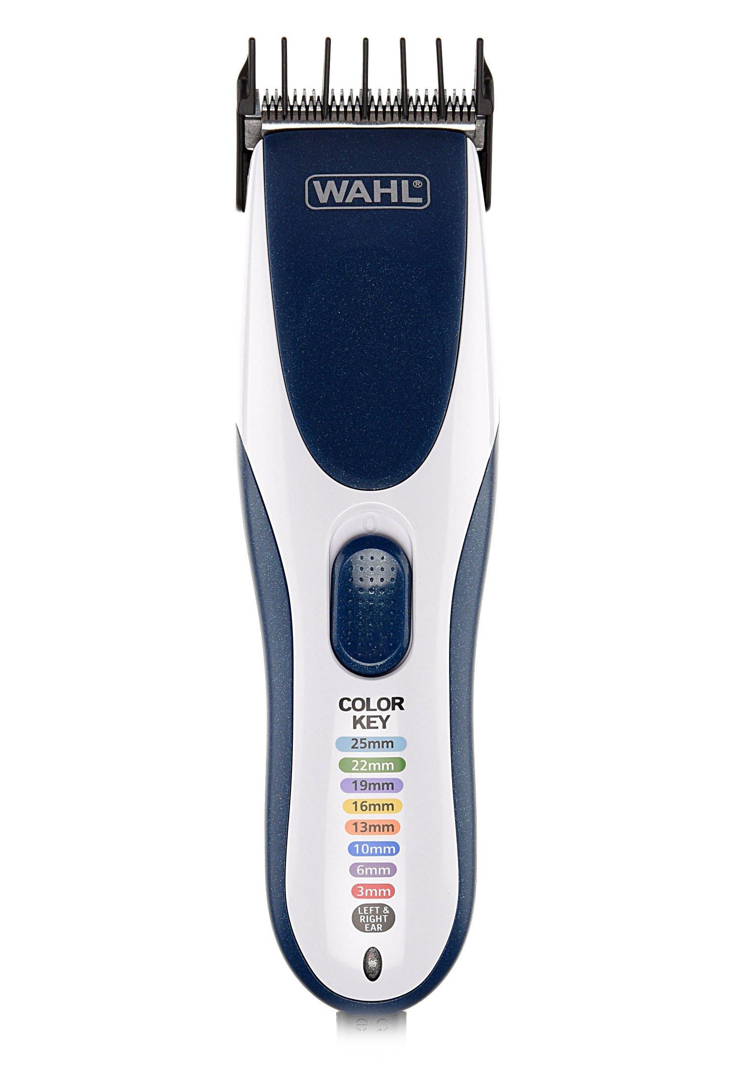 wahl color pro cordless rechargeable hair clipper & trimmer model 9649