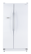 Daewoo Side by Side Refrigerator,14.8Cu.ft, Freezer 8.5Cu.ft, Inverter, White