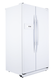 Daewoo Side by Side Refrigerator,14.8Cu.ft, Freezer 8.5Cu.ft, Inverter, White