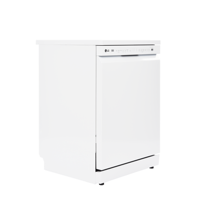 Lg Dishwasher 14 Place Setting 10 Programs Steam Wi Fi White Extra Saudi