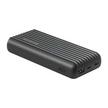Promate Power Bank 20000mAh with Ergonomic Design, Black