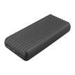 Promate Power Bank 20000mAh with Ergonomic Design, Black