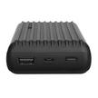 Promate Power Bank 20000mAh with Ergonomic Design, Black