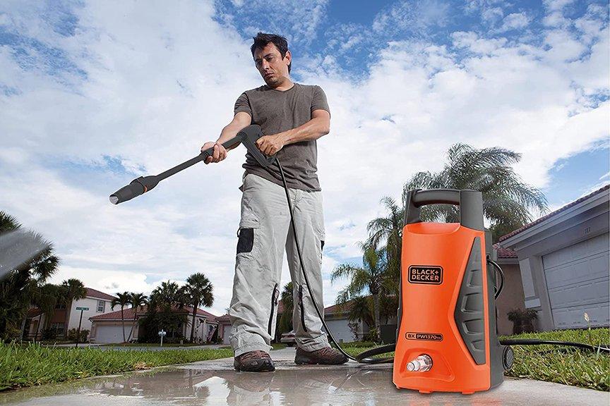 Black & Decker PW1570TD High Pressure Washer, 120 Bar, 1500 Watt