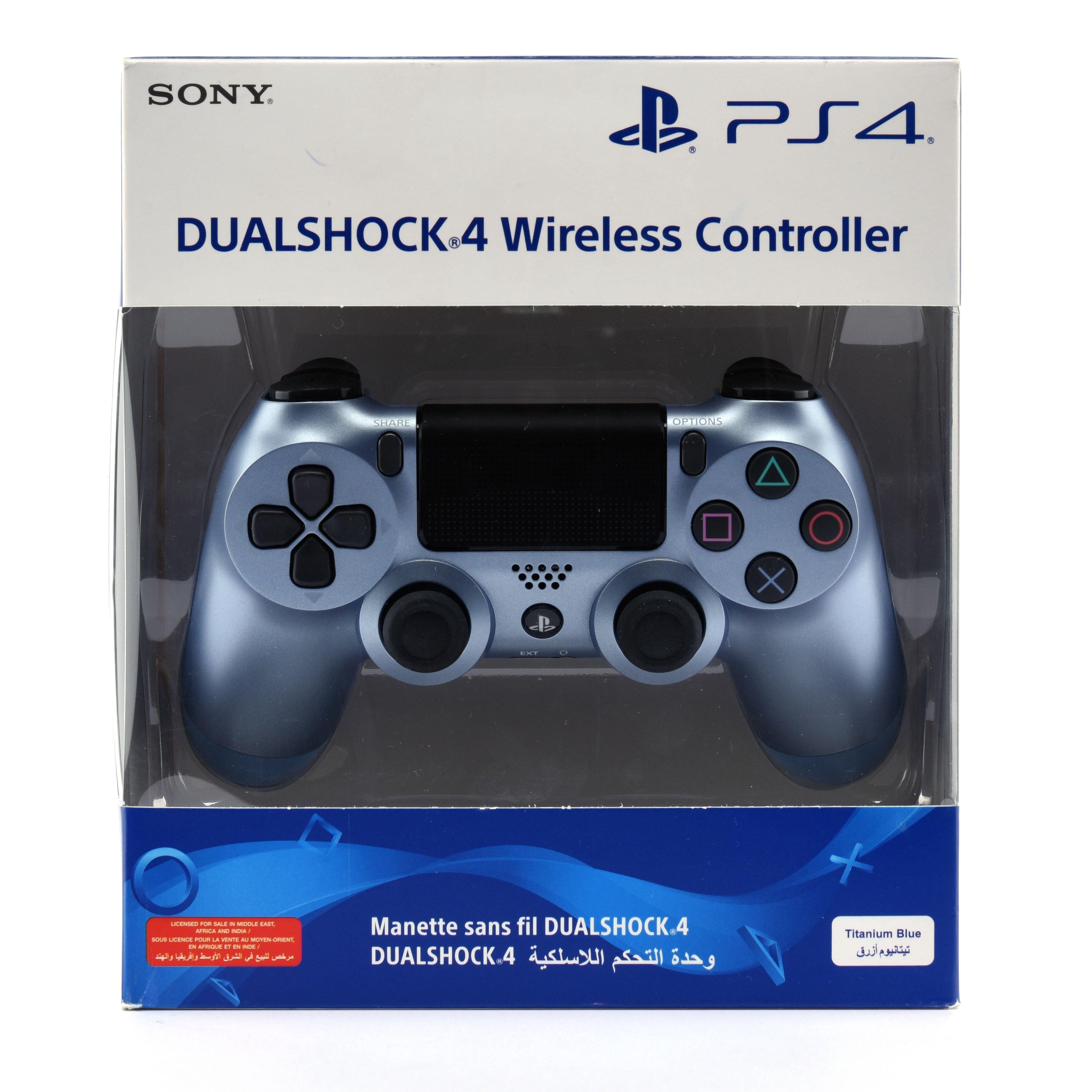 dualshock 4 wireless controller titanium blue