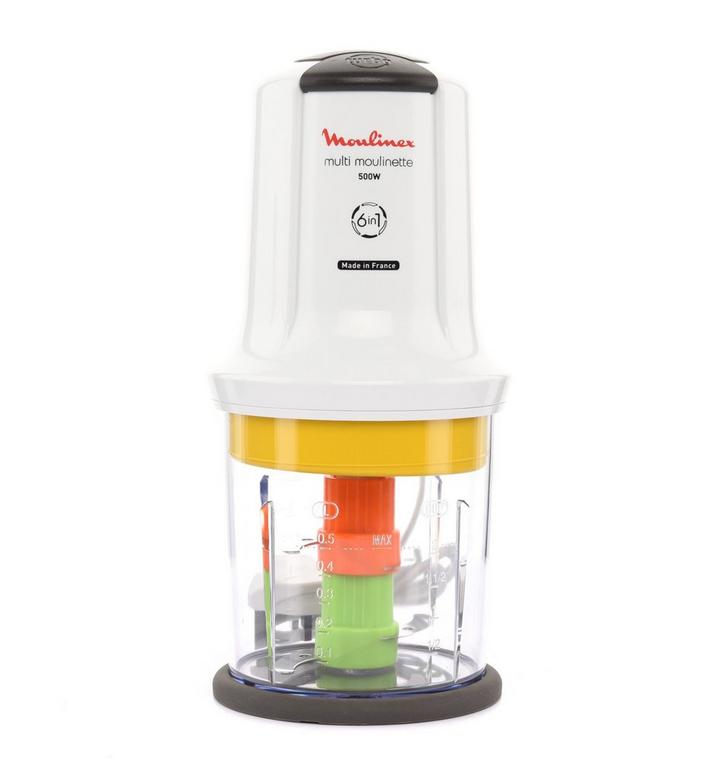 Moulinex Multi Moulinette Chopper Extra Chop 6in1. 500W, 500ml,White