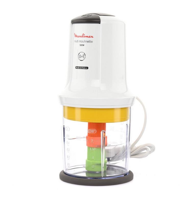 Moulinex Multi Moulinette Chopper Extra Chop 6in1. 500W, 500ml,White