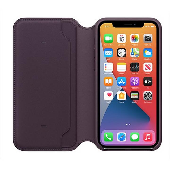 Apple iPhone 11 Pro Leather Folio, Aubergine eXtra Oman