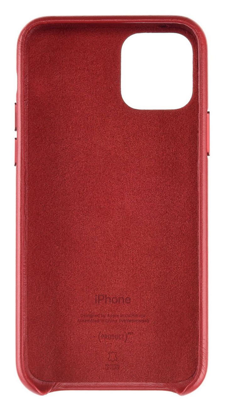 Apple iPhone 11 Pro Max Leather Case, (PRODUCT)RED eXtra