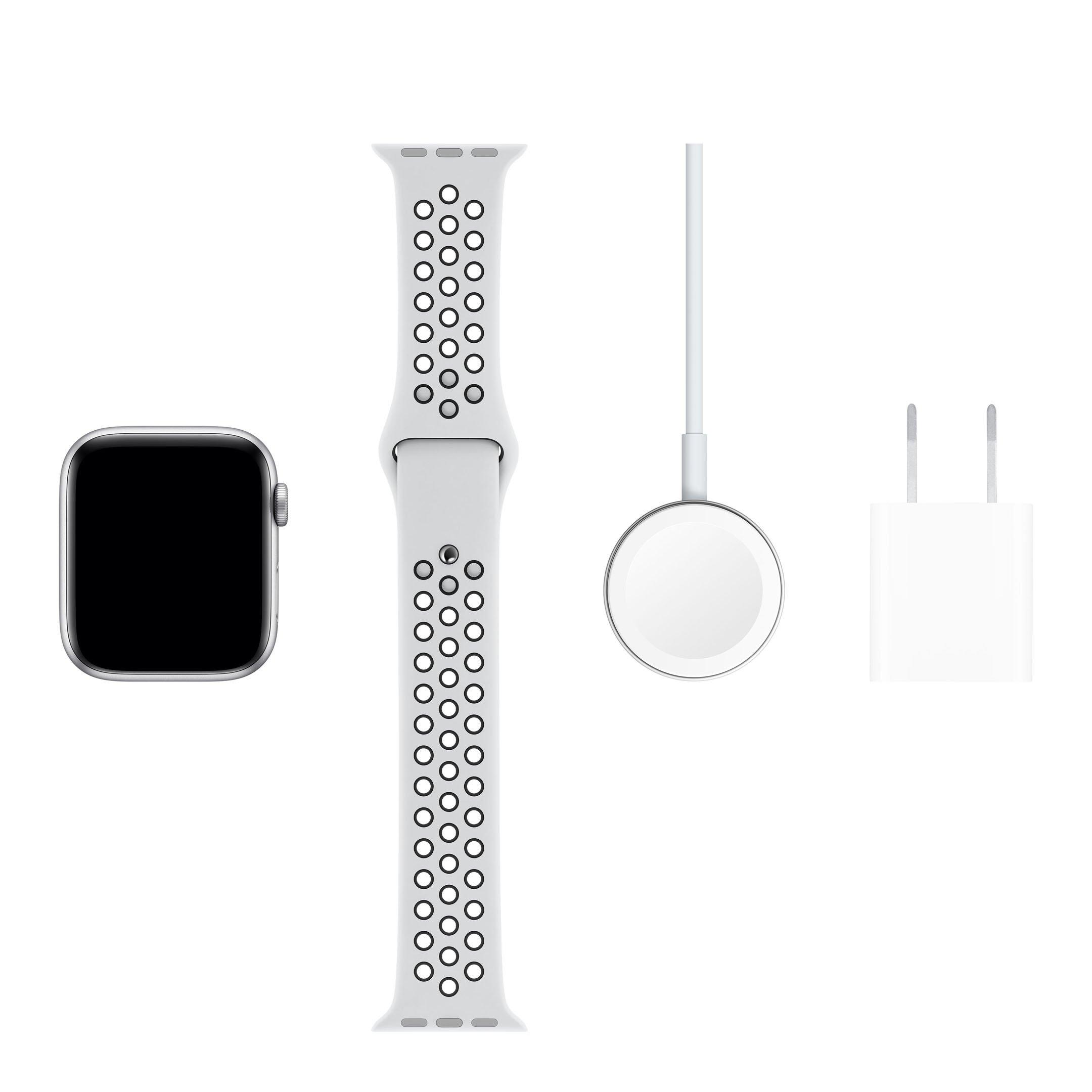 apple watch series 5 nike  40mm silver