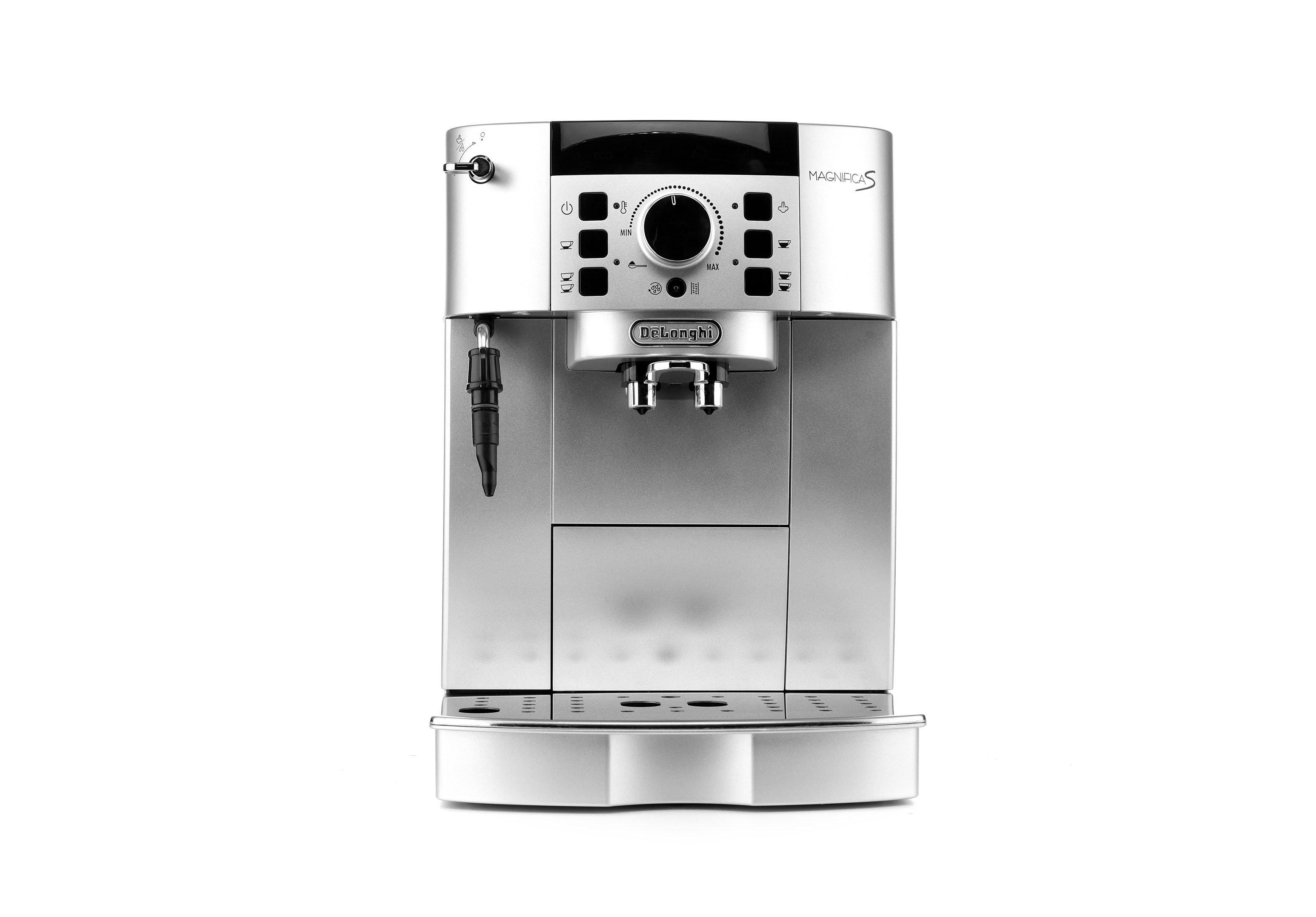 Delonghi Fully Auto Coffee Machine 1450w Beans Container 250g Silver Extra Saudi