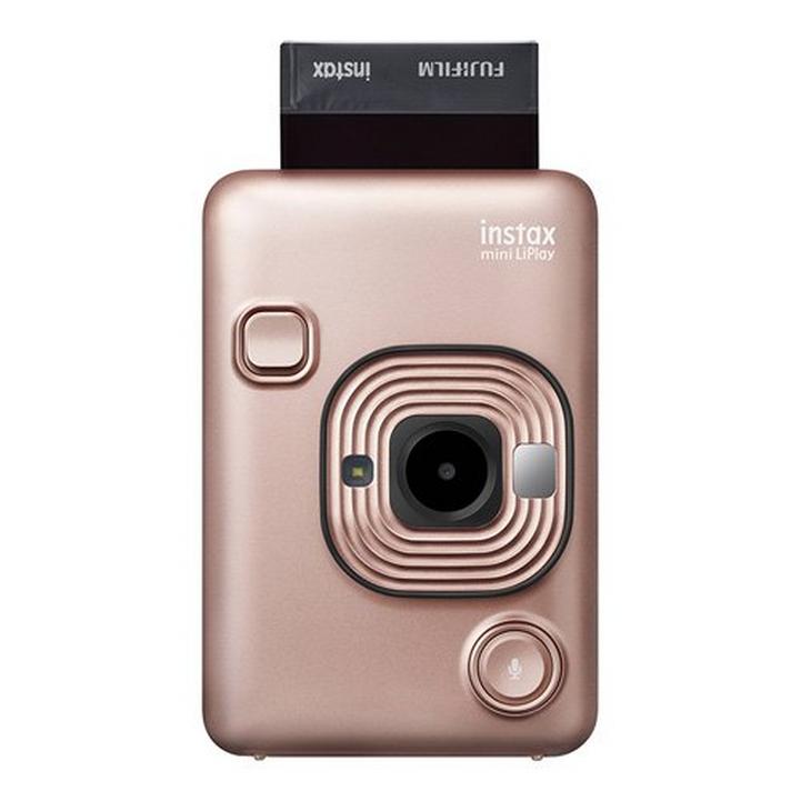 FUJIFILM INSTAX Mini LiPlay Hybrid Instant Camera, Blush Gold