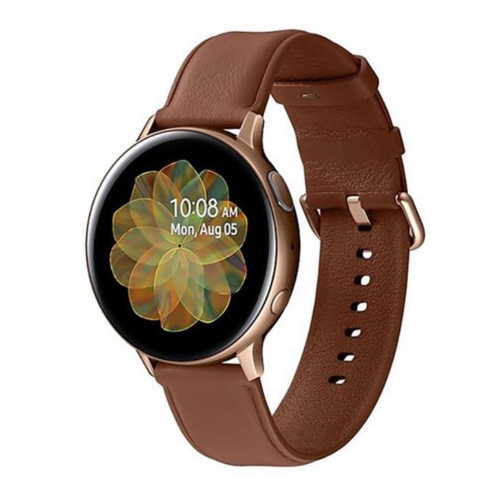 Samsung Galaxy Watch Active 2 44mm Aluminum Leather Gold