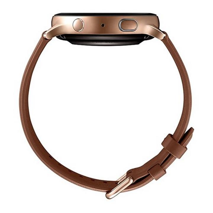 Samsung Galaxy Watch Active 2 44mm Aluminum Leather Gold. eXtra Oman