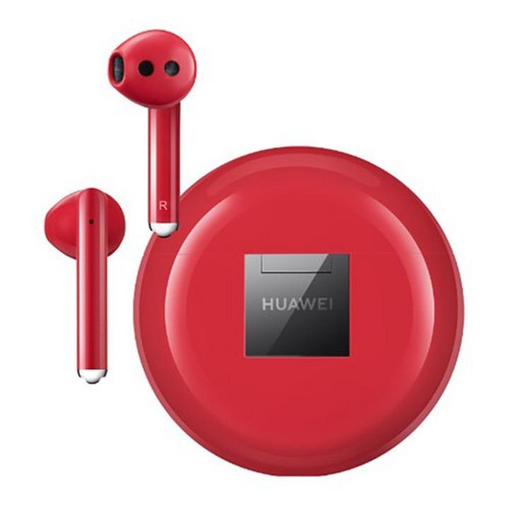 Huawei FreeBuds 3 Wireless with Intelligent Noise Cancellation, Red