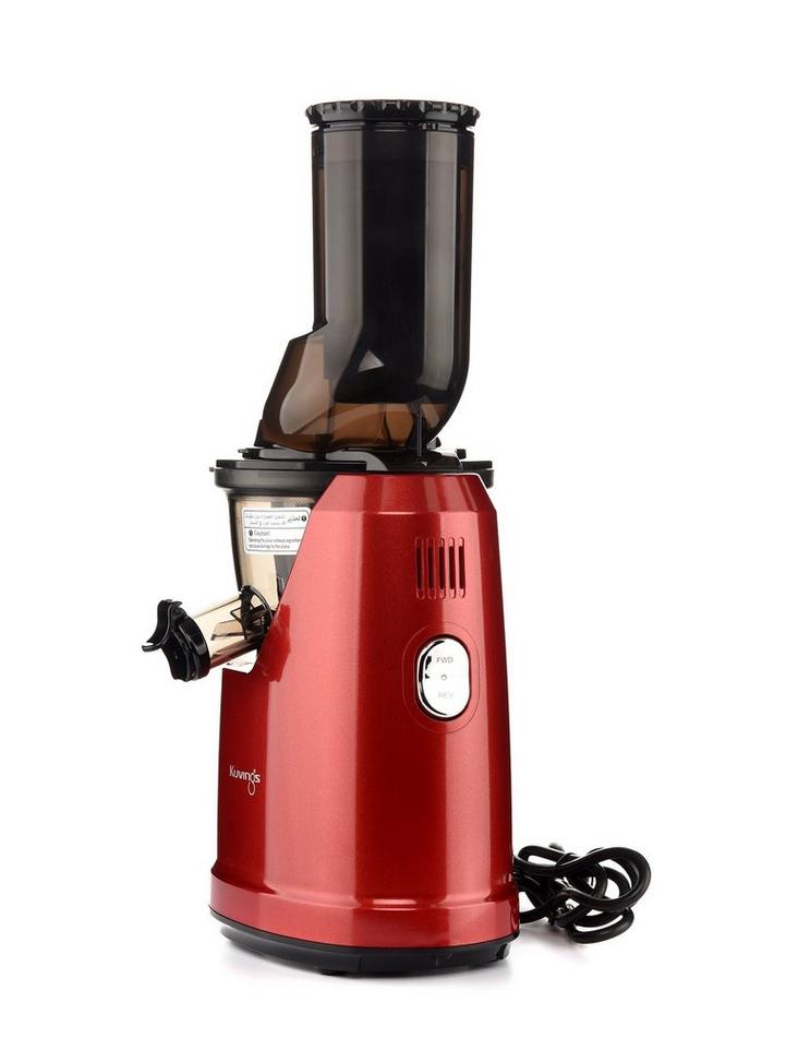Kuvings Whole Slow Juicer with 7.6cm wide feeding tube, Red