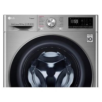 Lg Front Load Fully Automatic Washer 10 5 Kg Silver Extra Saudi