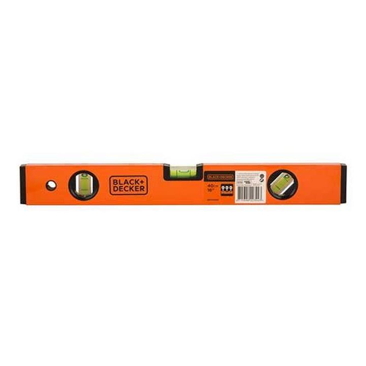 BLACK+DECKER BDHT43188 Aluminium Box Beam Level 40cm (Orange) Fast Shipping