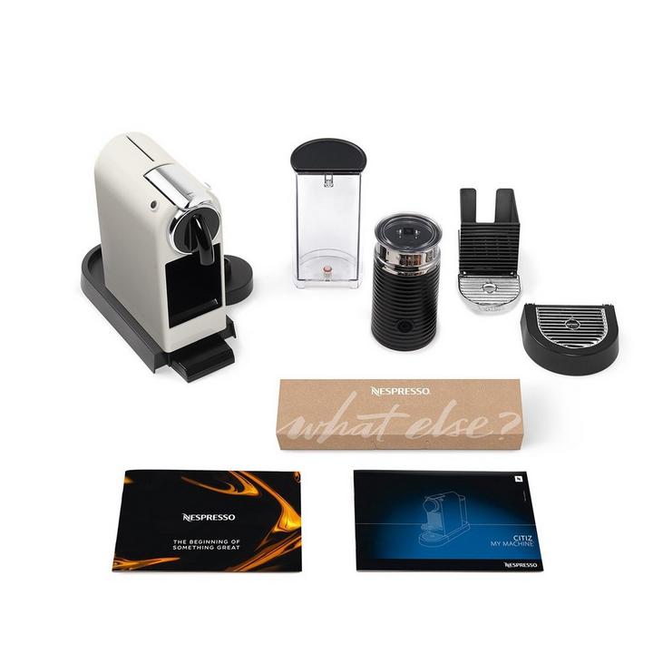 Nespresso CitiZ And Milk Coffee Machine, 1710W, White