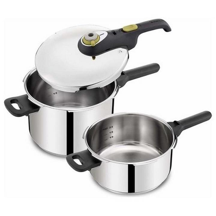 TEFAL PRESSURE COOK SET 6LTR+4LTR+LID