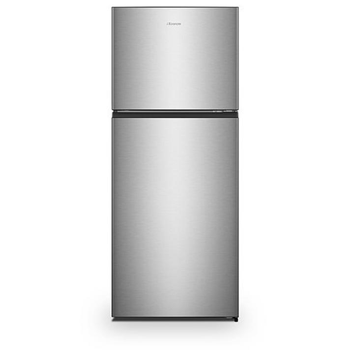 Hisense 375L Top Mount Refrigerator. Gross 488L,Silver