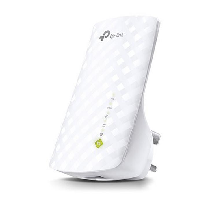 Tp-Link AC750, Mesh Wi-Fi Dual Band Range Extender, 750 Mbps Speed, White