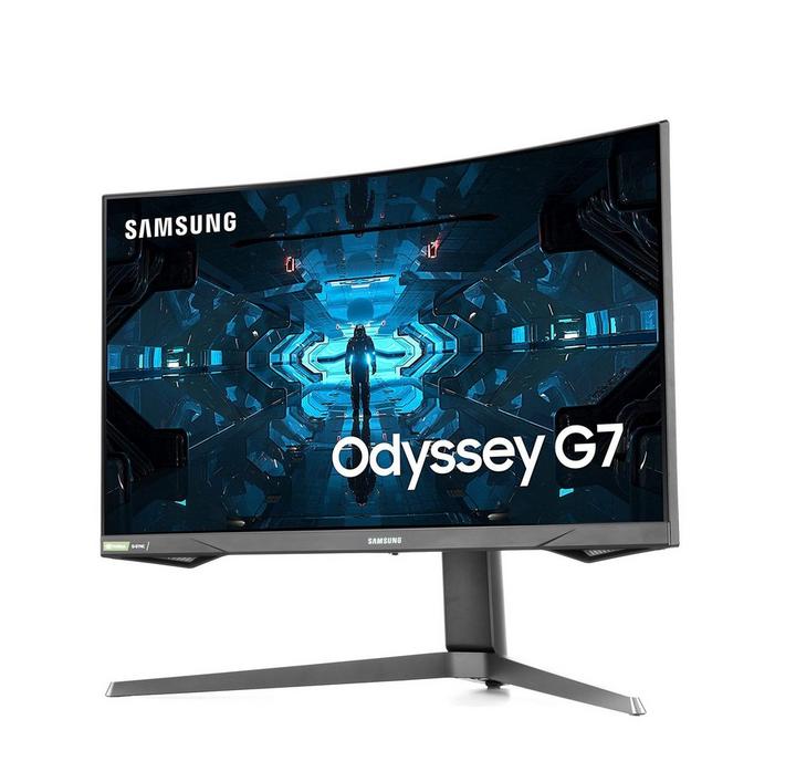 Samsung, C27G75T Odyssey G7, 27 inch Curved Gaming Monitor, Black ...