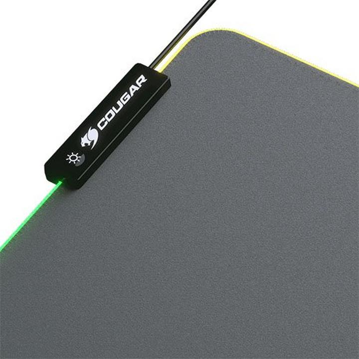 Cougar, Neon RGB Gaming Mouse Pad, Medium, Black