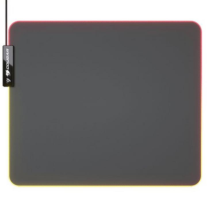 Cougar, Neon RGB Gaming Mouse Pad, Medium, Black