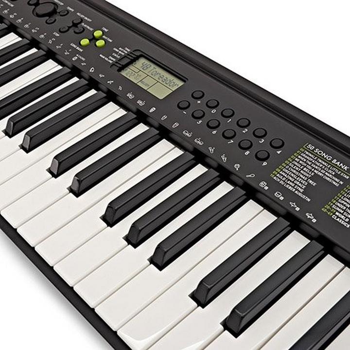 Casio Keyboard, 49 Full-Size Keys, Black