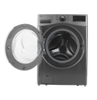LG Front Load Washer/Dryer Combo, 17 Kg / 10kg, Inverter Direct Drive,Wi-Fi, Stainless Silver