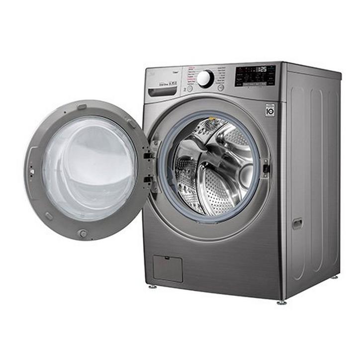 LG Front Load Washer/Dryer Combo, 17 Kg / 10kg, Inverter Direct Drive,Wi-Fi, Stainless Silver
