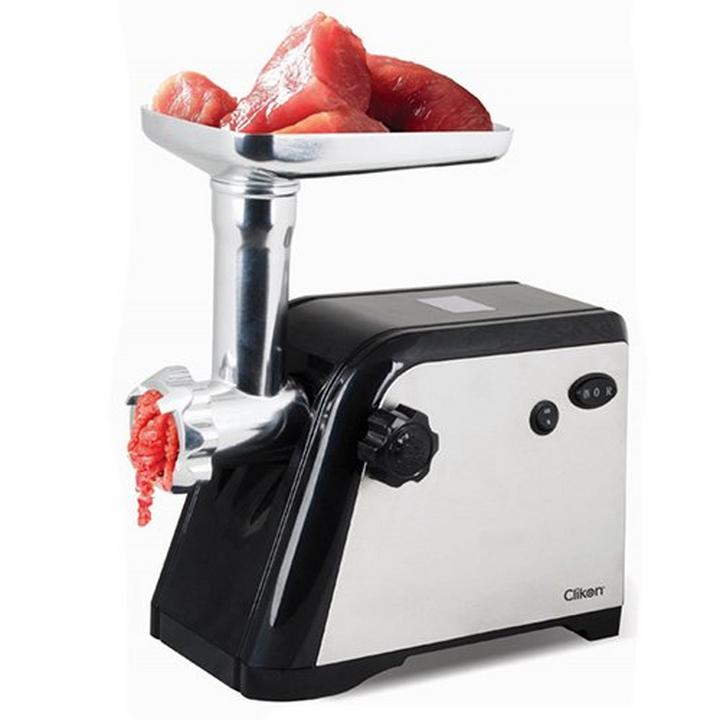 Clickon Meat Grinder With 3 Mince Grids 1400W Black White. eXtra Bahrain