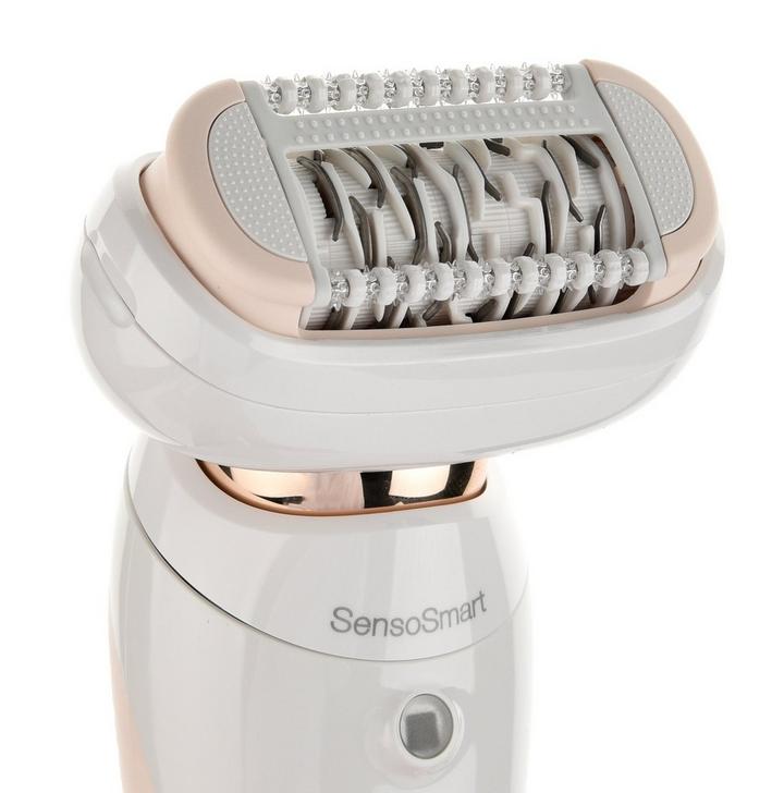 Braun Silk-Epil 9 Fle,x Rechargeable Epilator, Wet & Dry, White