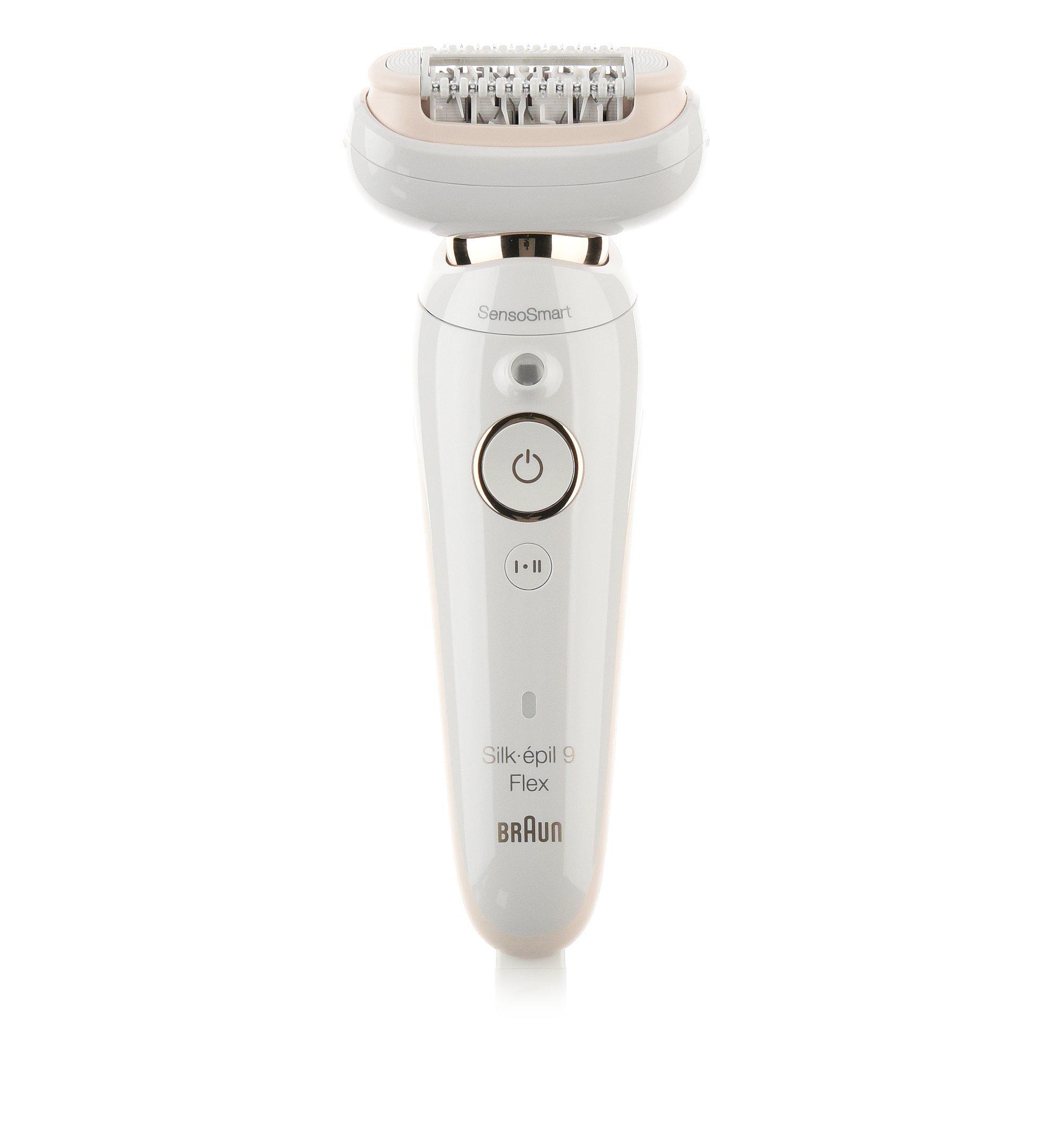 Braun Silk Epil 9 Fle X Rechargeable Epilator Wet Dry White Extra Saudi