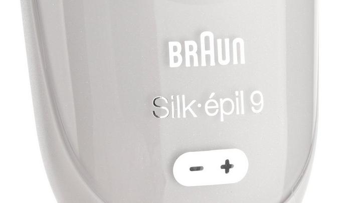 Braun Silk-Epil 9, Rechargeable Epilator +3 Extras, Wet & Dry, Pink/White.  - eXtra Bahrain