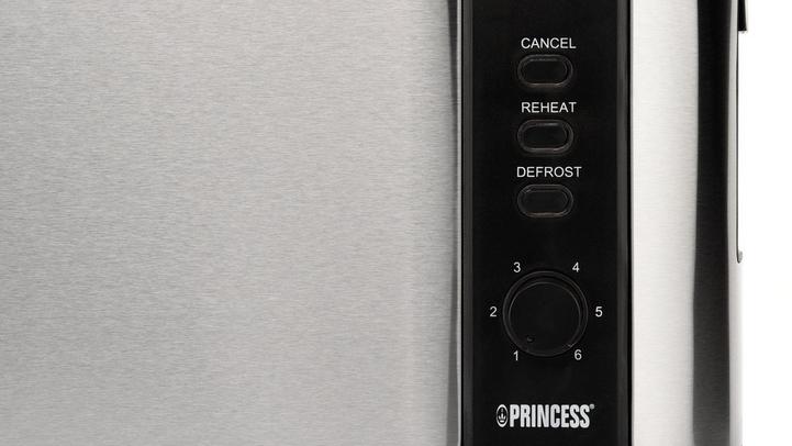 Princess 142353 Broodrooster, Extra lange sleuf, Metallic