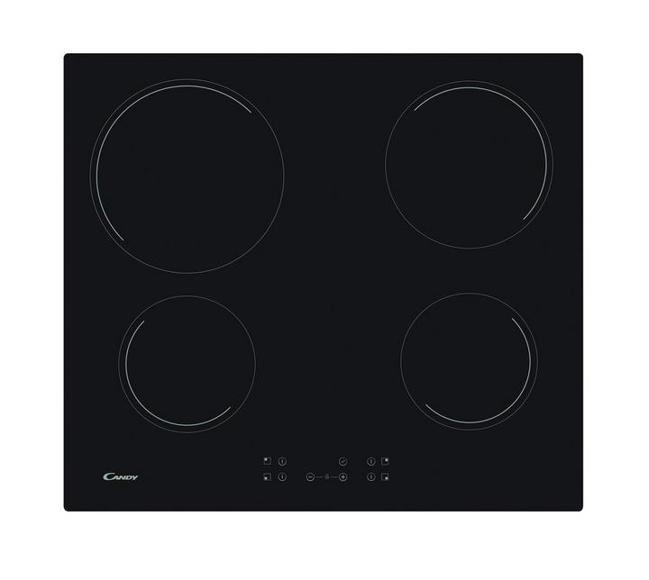 Candy Bulit in Vitroceramic Hob, 60cm, 4 Zones, Power Management, Timer, Black.