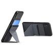 Moft X Phone Card Holder, 4 in 1 Invisible and Foldaway Phone Stand, Space Gray