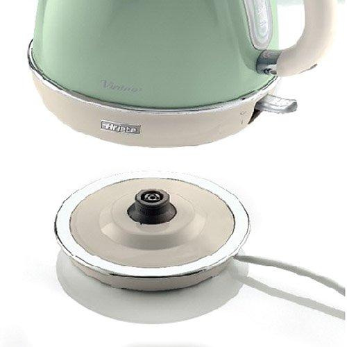 Ariete Vintage Kettle, Cordless 360, 2200-1850W, 1.7L, Green 4