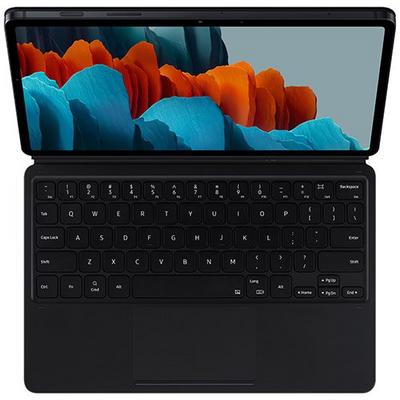samsung galaxy tab s7 10 5 inch book cover keyboard arabic and english black