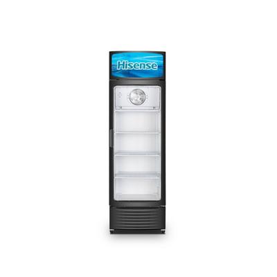Hisense Vertical Glass Door Beverage Cooler 520l Black Extra Oman