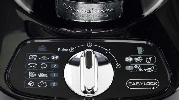 Moulinex Food Processor, Double Force, 1000W, Black