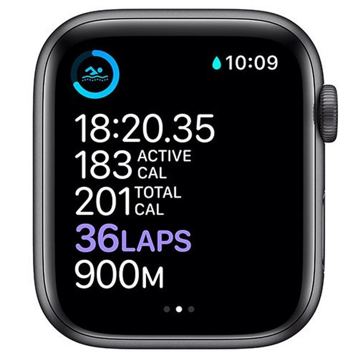 Apple Watch Series 6 GPS, 44mm Space Gray Aluminium Case with Black Sport  Band - eXtra Saudi