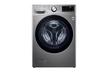 LG, Front Load Washer/Dryer, 15/8 kg, Silver