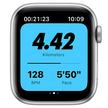 Apple Watch Nike Series 6 GPS, 44mm Silver Aluminium Case with Pure Platinum/Black Nike Sport Band